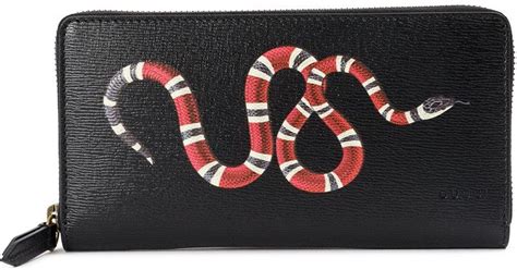 gucci ostrich mens wallet|Gucci kingsnake wallet.